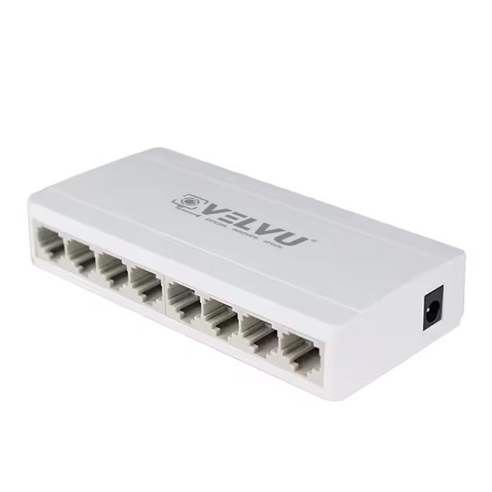 VELVU 8 PORT FULL GIGA NETWORK SWITCH  ST-NS-5108