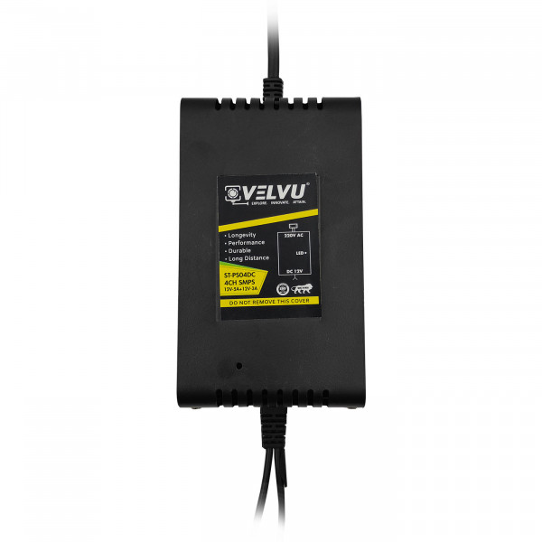 Image of Velvu 4ch SMPS with DVR DC Wire ST-PS-04DC
