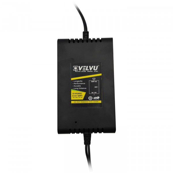 Image of Velvu 8ch SMPS with DVR DC Wire ST-PS-08DC