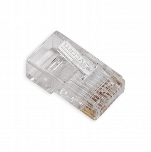 Image of Velvu RJ-45 Pass Through Connector ST-RJ45-P (100 pcs)