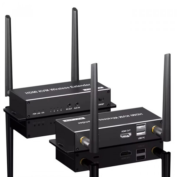 Image of VELVU HDMI Wireless KVM Extender 200M ST-HDE-200WK