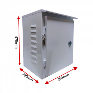 Image of Velvu Outdoor Metal 3U Rack POE Box (DVR Box) VL-RW-3040-OUT-S