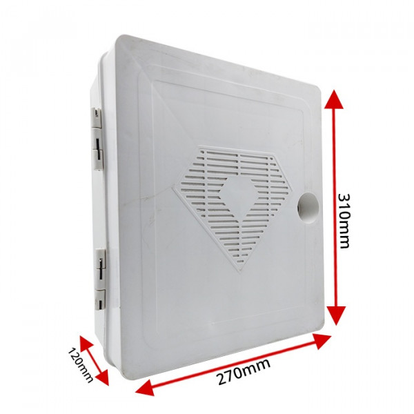 Image of Velvu Outdoor Plastic Rack POE Box with 3 Power Socket (Mini DVR Box)