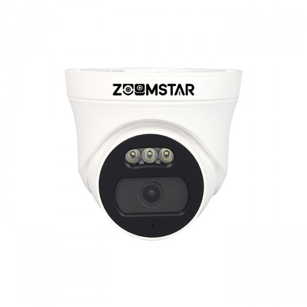 Image of Zuumstar 2.4MP HD Color and Audio Dome Camera ZS-HD-D24WLA