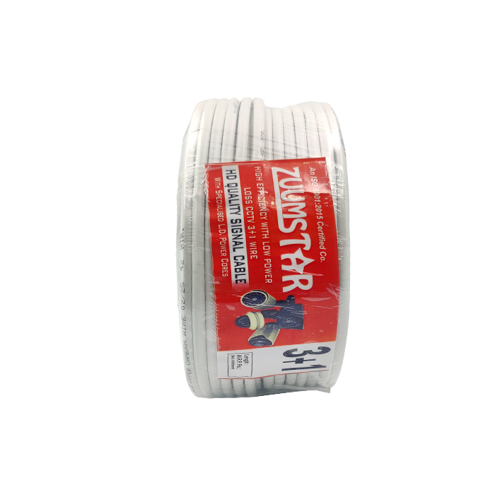 Zuumstar 3+1 CCTV Cable 45 MTR