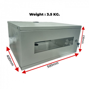 Image of Zuumstar Metal 4U Folding Rack with Shelf Tray with Color Box