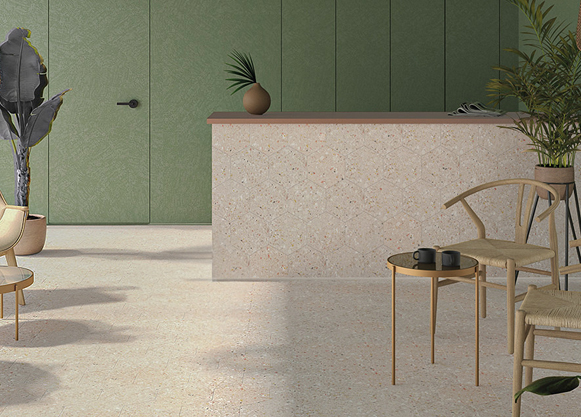 Arousa Blanco Terrazzo Tile