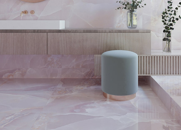 Rose Onyx Porcelain Tile