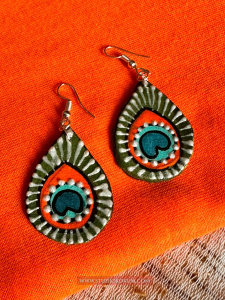 Brinda - Traditional Multi Color Handmade & Hand Painted Neckpiece Set for Girls & Women