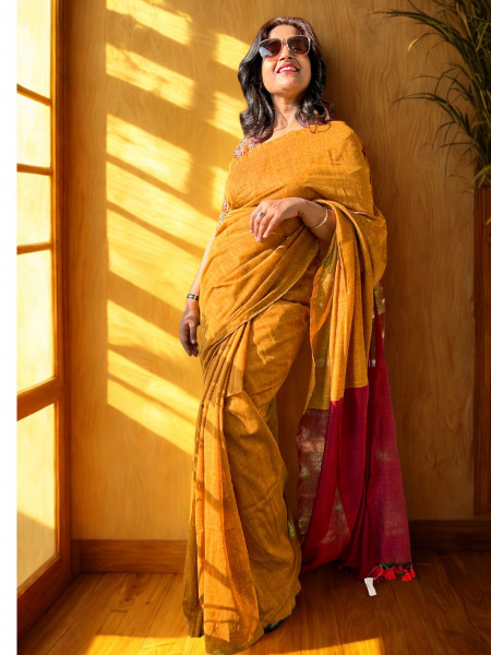 Surmayi Sham - Handloom Cotton Saree