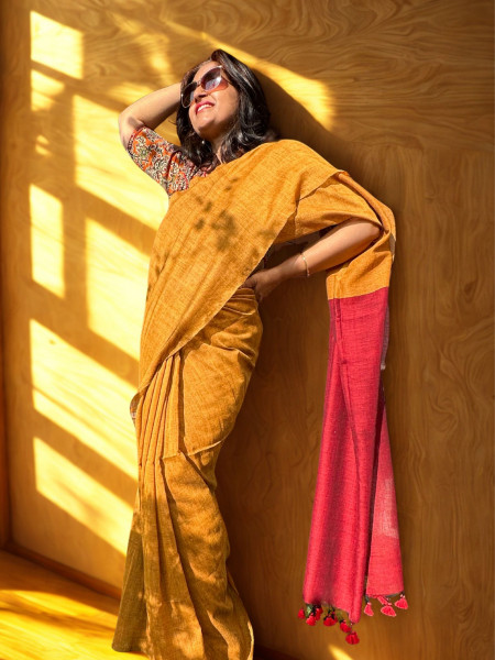 Surmayi Sham - Handloom Cotton Saree