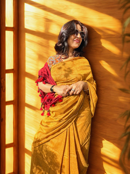 Surmayi Sham - Handloom Cotton Saree