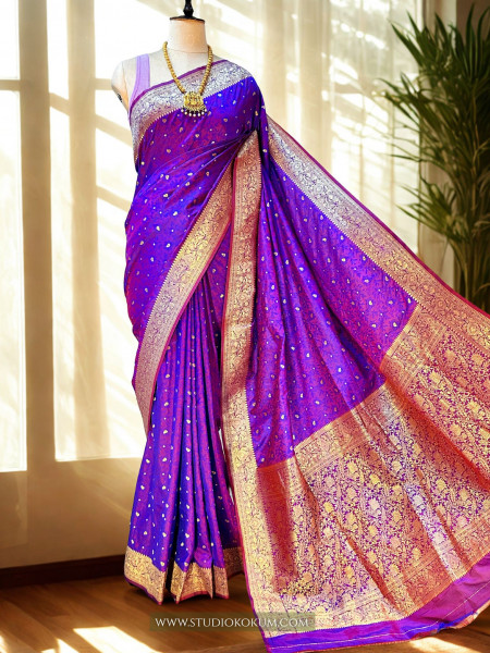 Bhama - Tanchoi Silk Saree