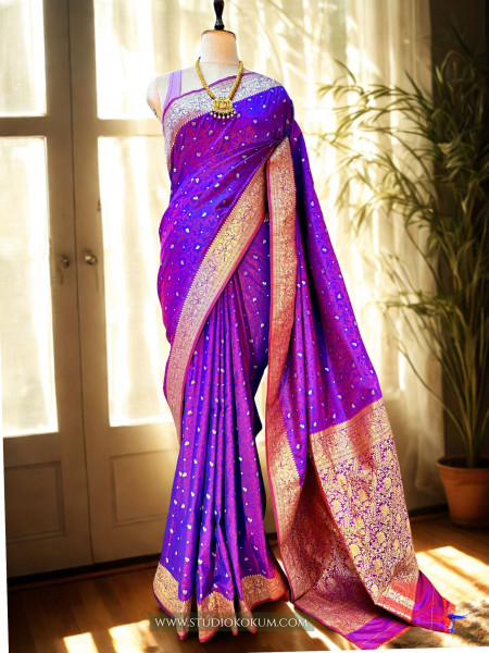 Bhama - Tanchoi Silk Saree