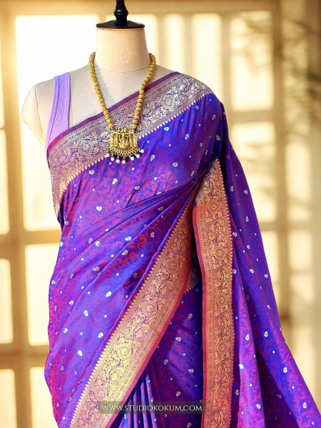 Bhama - Tanchoi Silk Saree