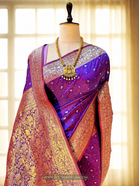 Bhama - Tanchoi Silk Saree