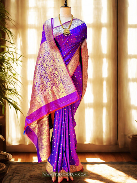 Bhama - Tanchoi Silk Saree
