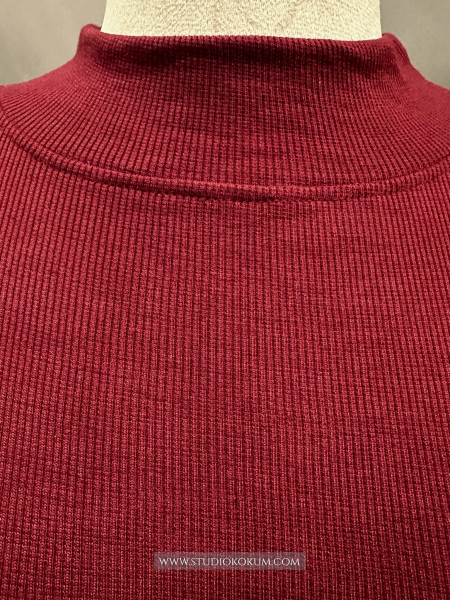 Maroon Full Sleeves Blouse