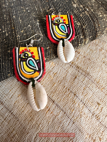 Pakhi - Traditional Multi Color Handmade & Hand Painted Neckpiece Set for Girls & Women