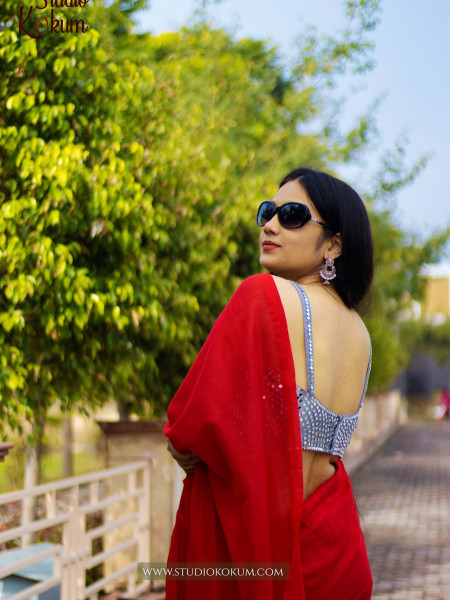 Lal Ishq –  Cotton Red Saree