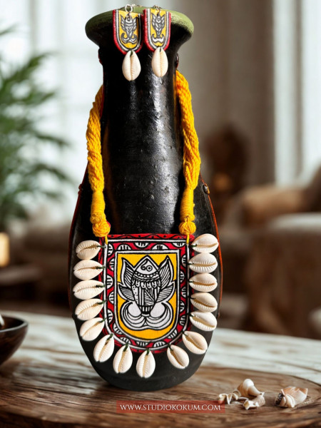 Tarangini -  Traditional Multi Color Handmade & Hand Painted Neckpiece Set for Girls & Women