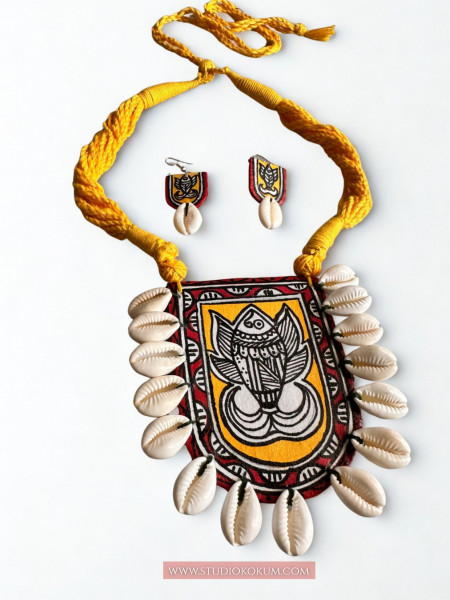 Tarangini -  Traditional Multi Color Handmade & Hand Painted Neckpiece Set for Girls & Women