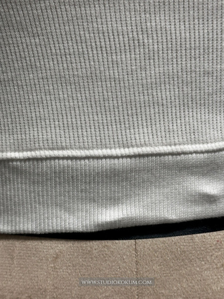 Elbow Sleeves Stretchable Blouse in White Colour