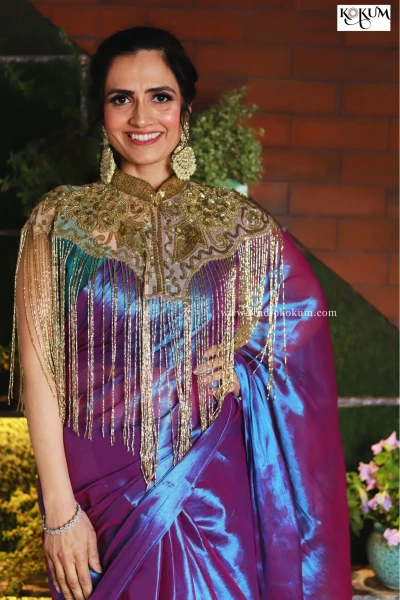Abeer - Lavender Mul Tissue Saree