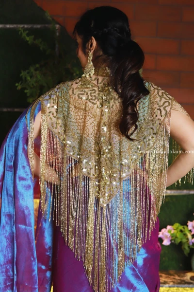 Abeer - Lavender Mul Tissue Saree