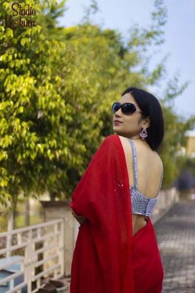 Lal Ishq – Hand-Woven Cotton Red Saree