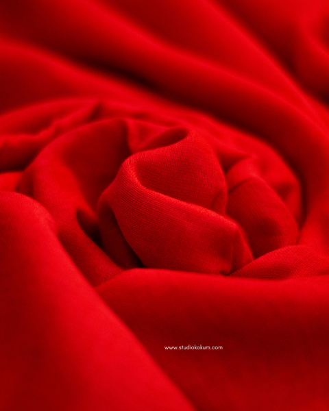 Lal Ishq – Hand-Woven Cotton Red Saree