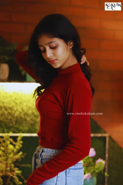 Maroon Full Sleeves Blouse