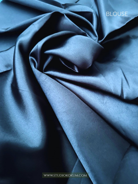 Disco Dreams : Neon Yellow Satin Saree with Unique Print