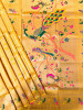 Gold Premium Soft Paithani Silk Rich Zari Meena Weaved Saree