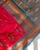 Red Kanchipuram Paithani Silk Rich Zari Kanchi Weaved Saree