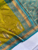 Mehendi Kanchipuram Paithani Silk Rich Zari Kanchi Weaved Saree