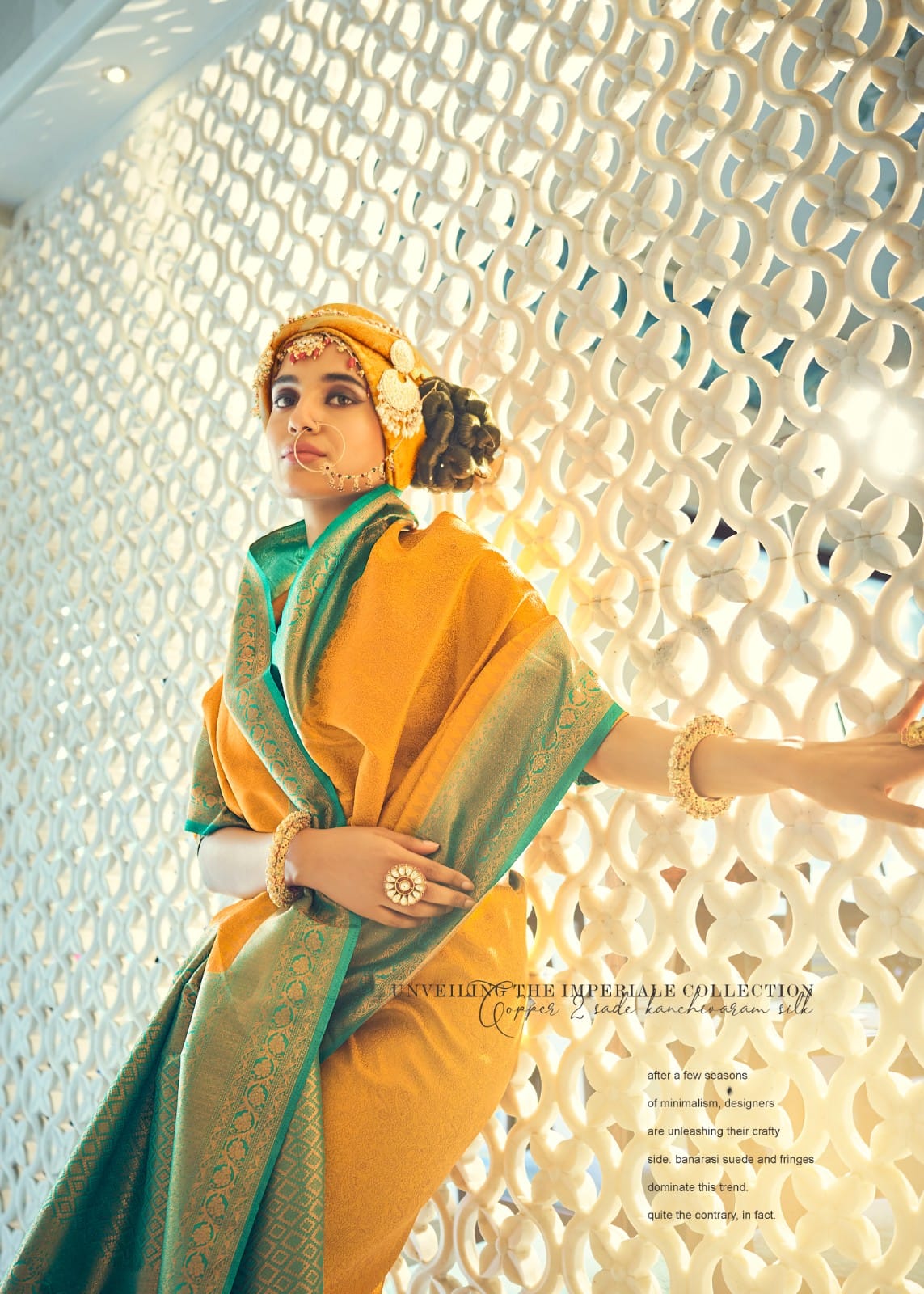 Pure Banarasi Silk Zari Weaved Body Rich Pallu Saree