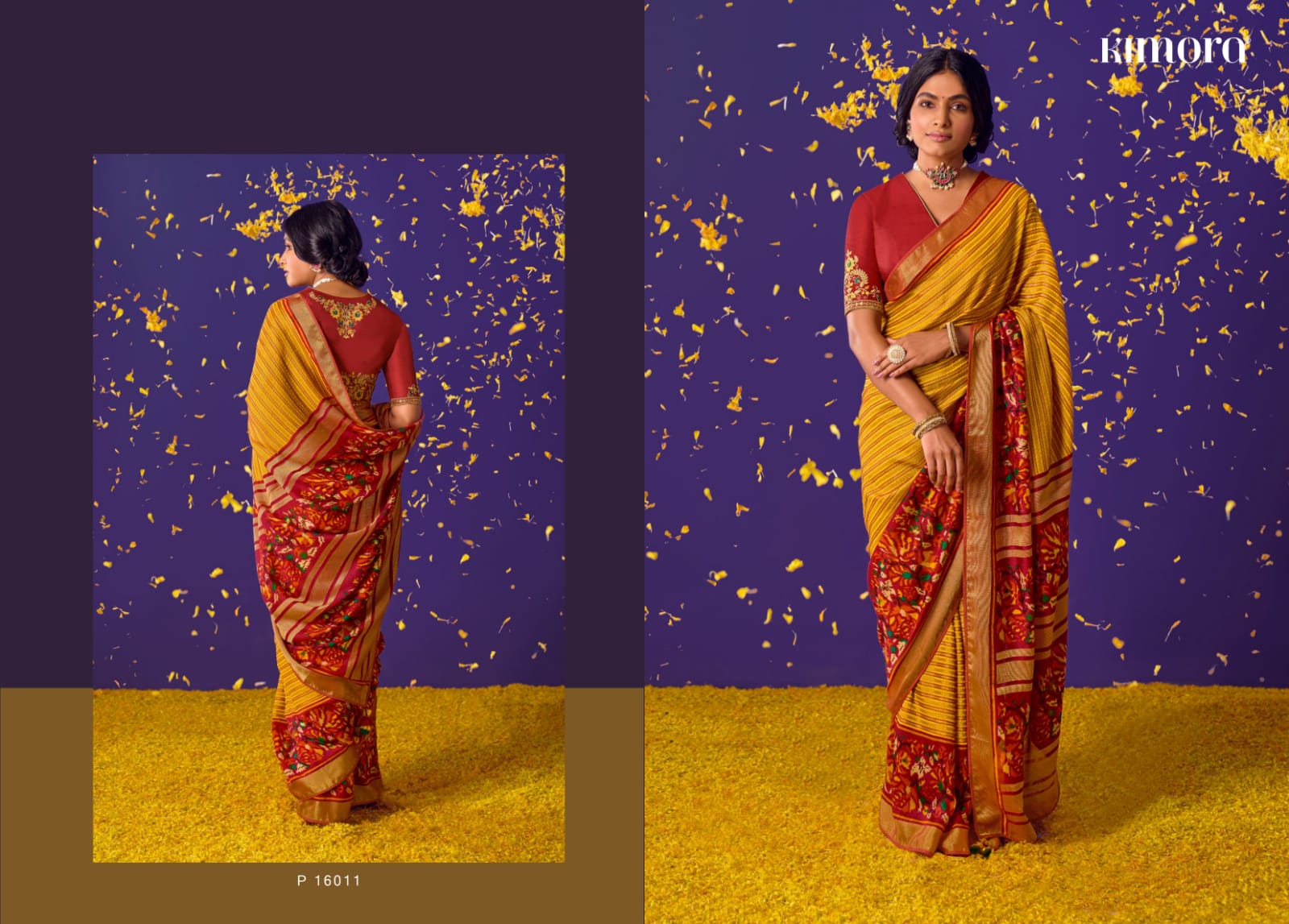 Soft Brasso Silk Paithani Printed With Designer Worked Blouse Saree