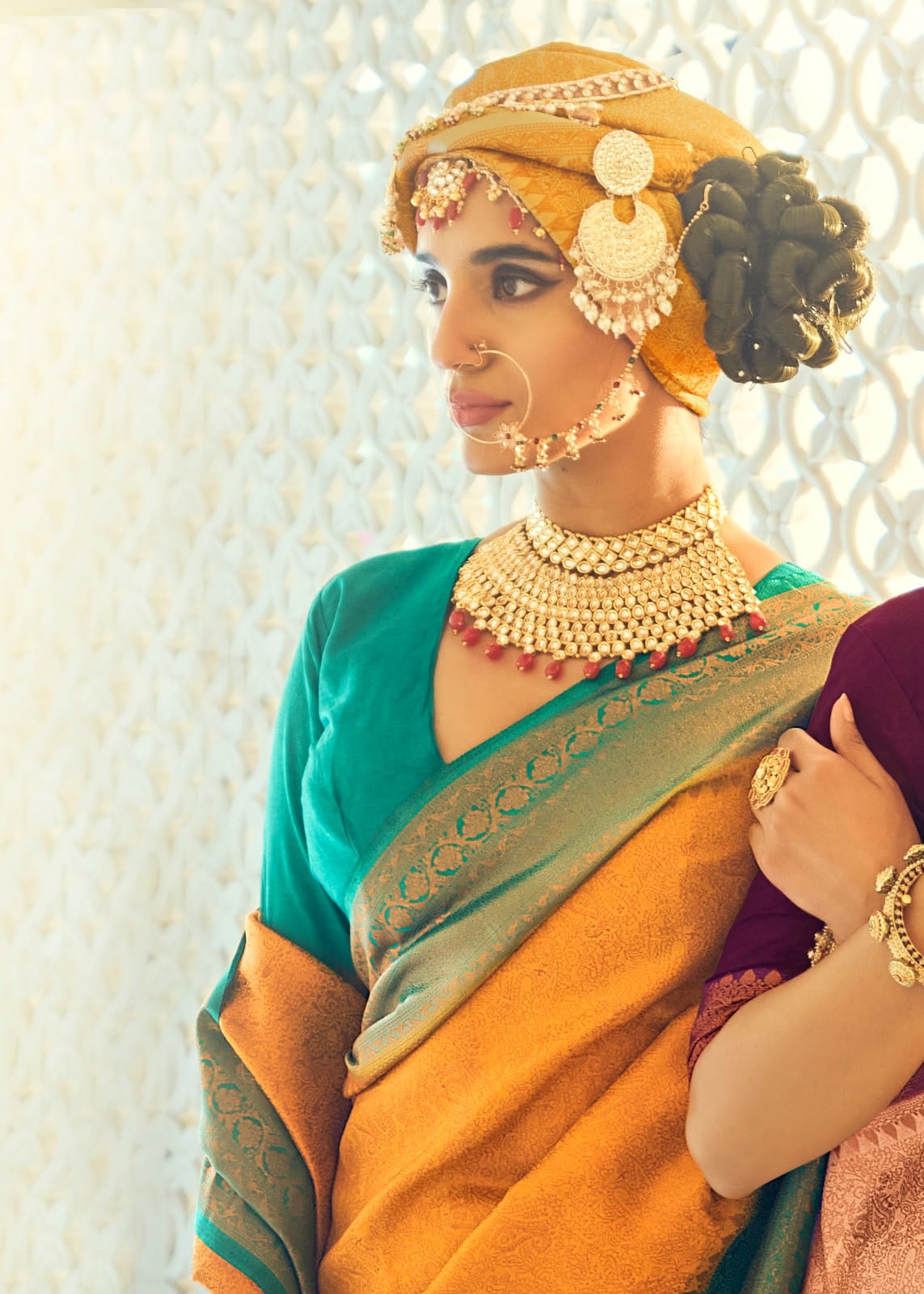 Pure Banarasi Silk Zari Weaved Body Rich Pallu Saree