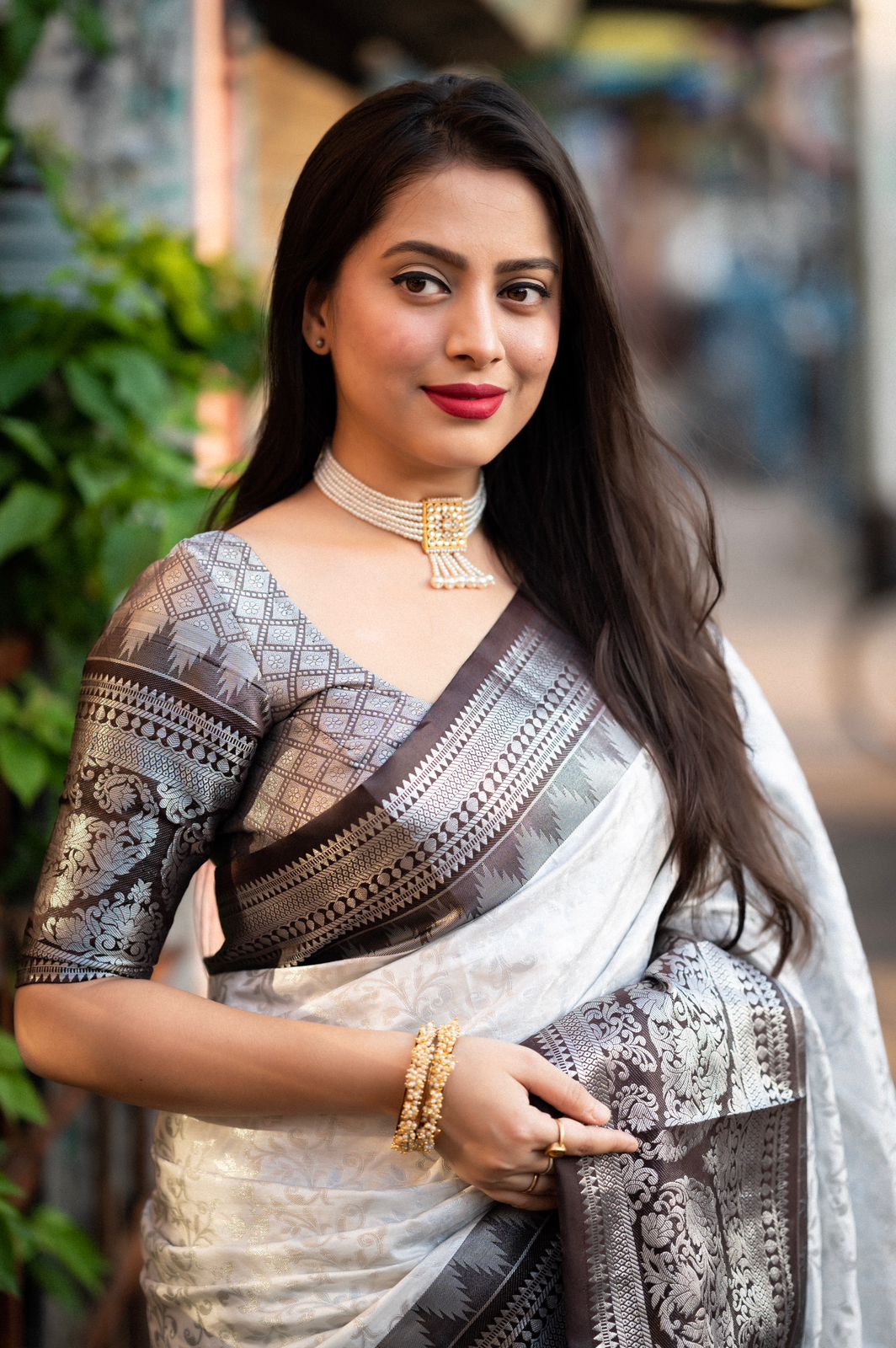 Pure Banarasi Silk All Over Rich Zari Weaved And Rich Pallu With Tassels Saree