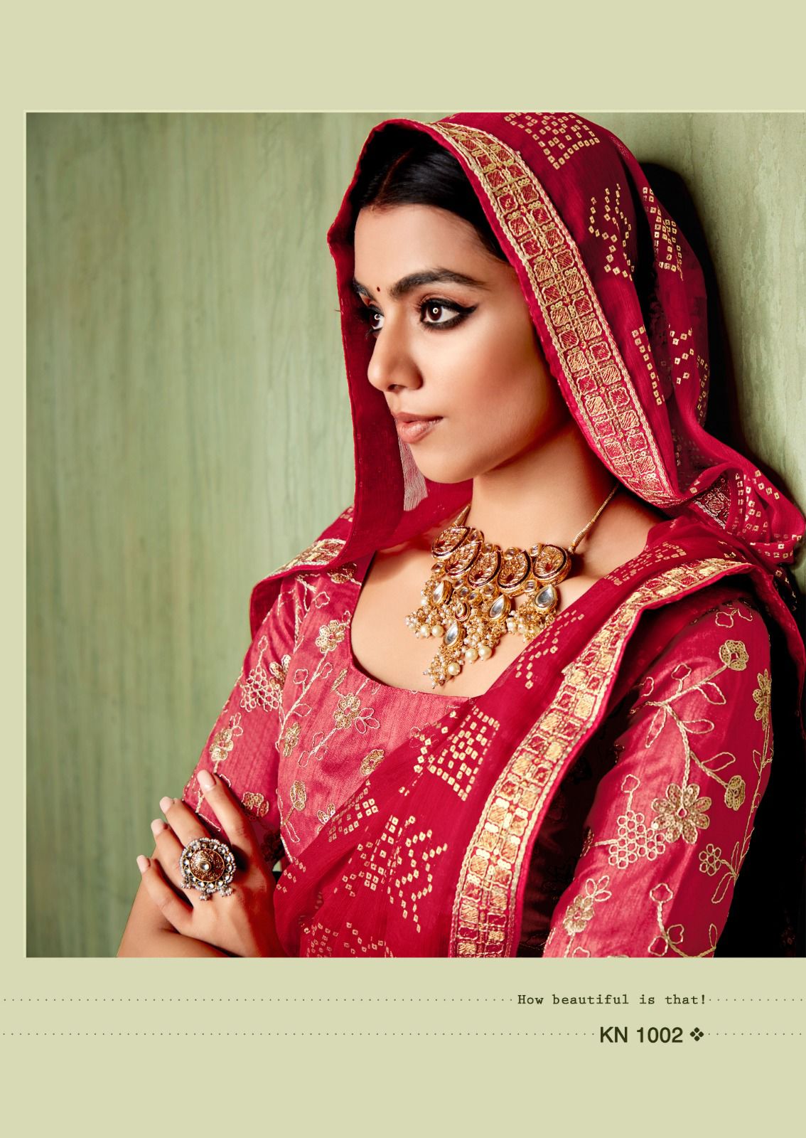 Pure Chiffon Foil Print And Embroidery Sequence Border Sarees