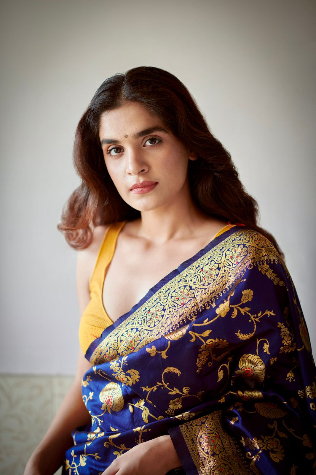 Pure Banarasi Silk All Over Gold Zari And Meena Weaved Saree