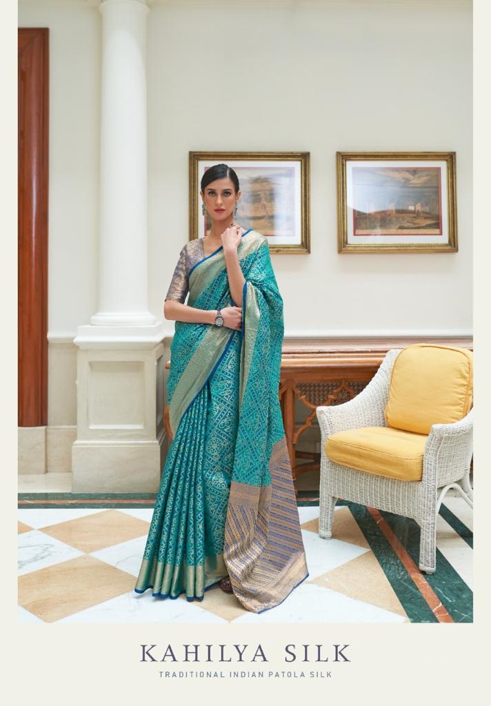 Banarasi Patola Silk All Over Zari Weaved Rich Pallu Saree