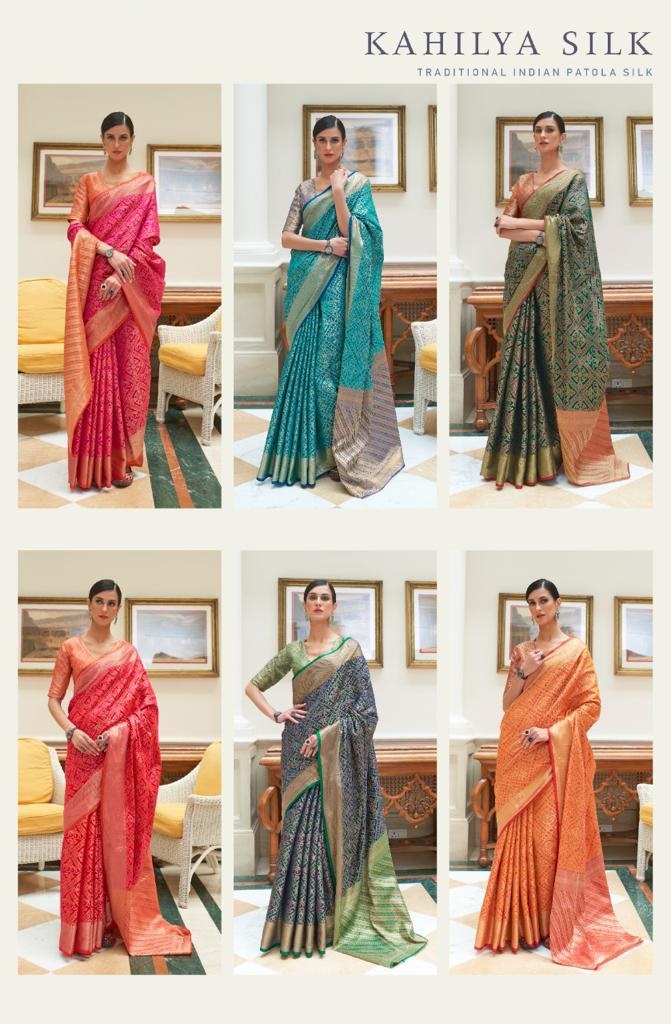Banarasi Patola Silk All Over Zari Weaved Rich Pallu Saree