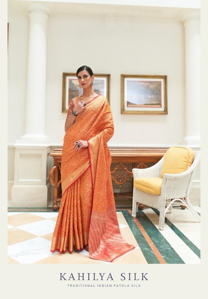 Banarasi Patola Silk All Over Zari Weaved Rich Pallu Saree