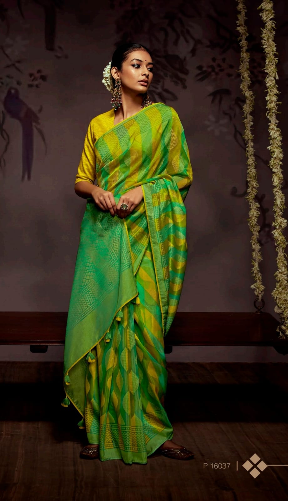 Soft Brasso Organza Silk Saree With Designer Blouse