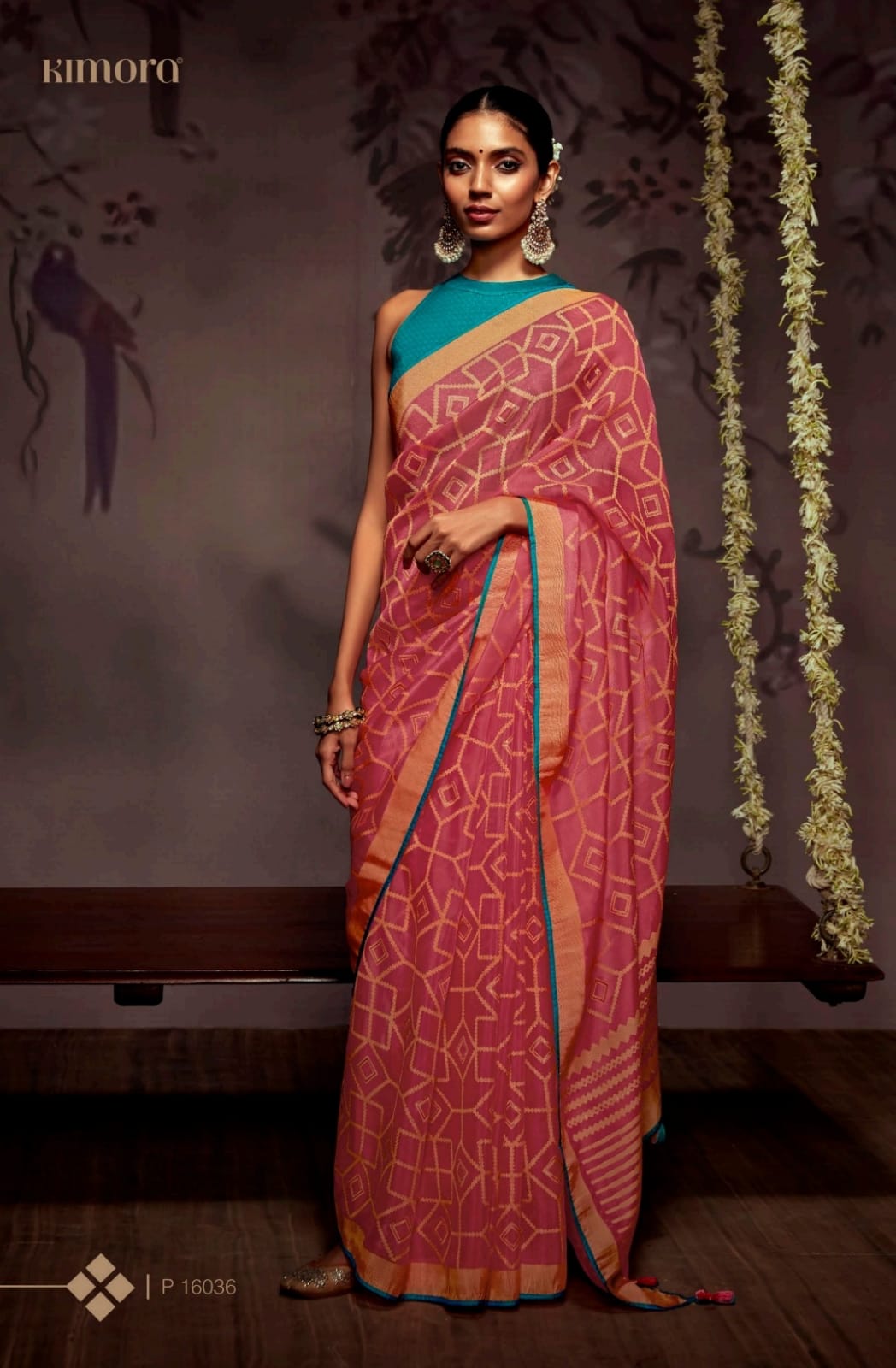 Soft Brasso Organza Silk Saree With Designer Blouse