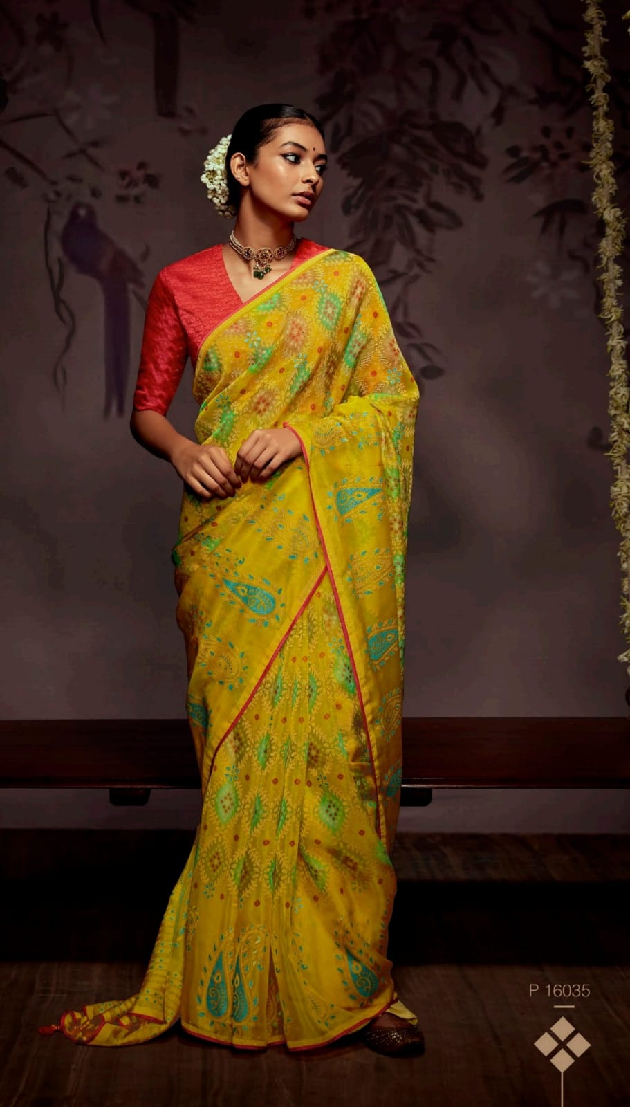 Soft Brasso Organza Silk Sarees With Designer Blouse
