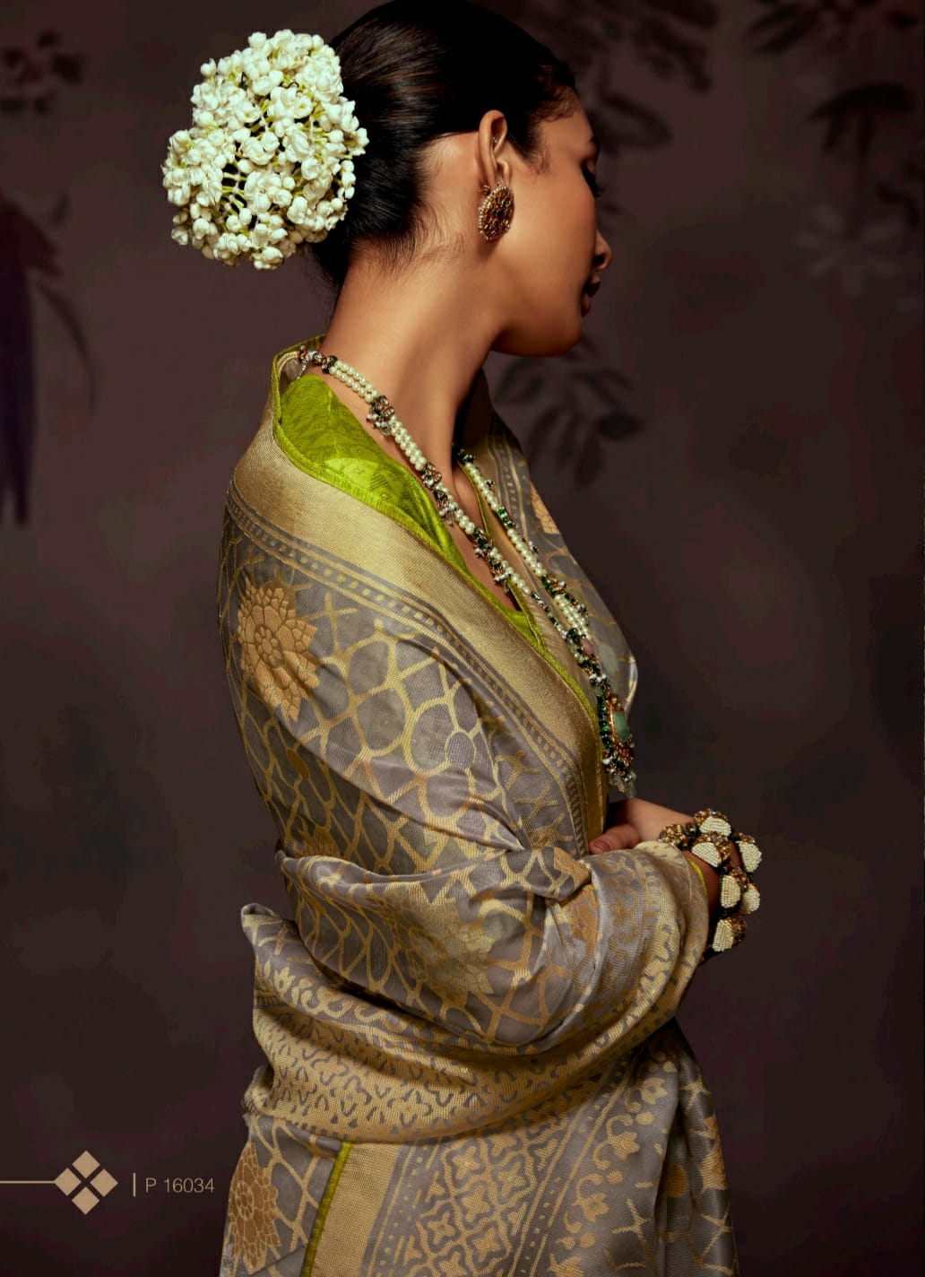 Soft Brasso Organza Silk Saree With Designer Blouse