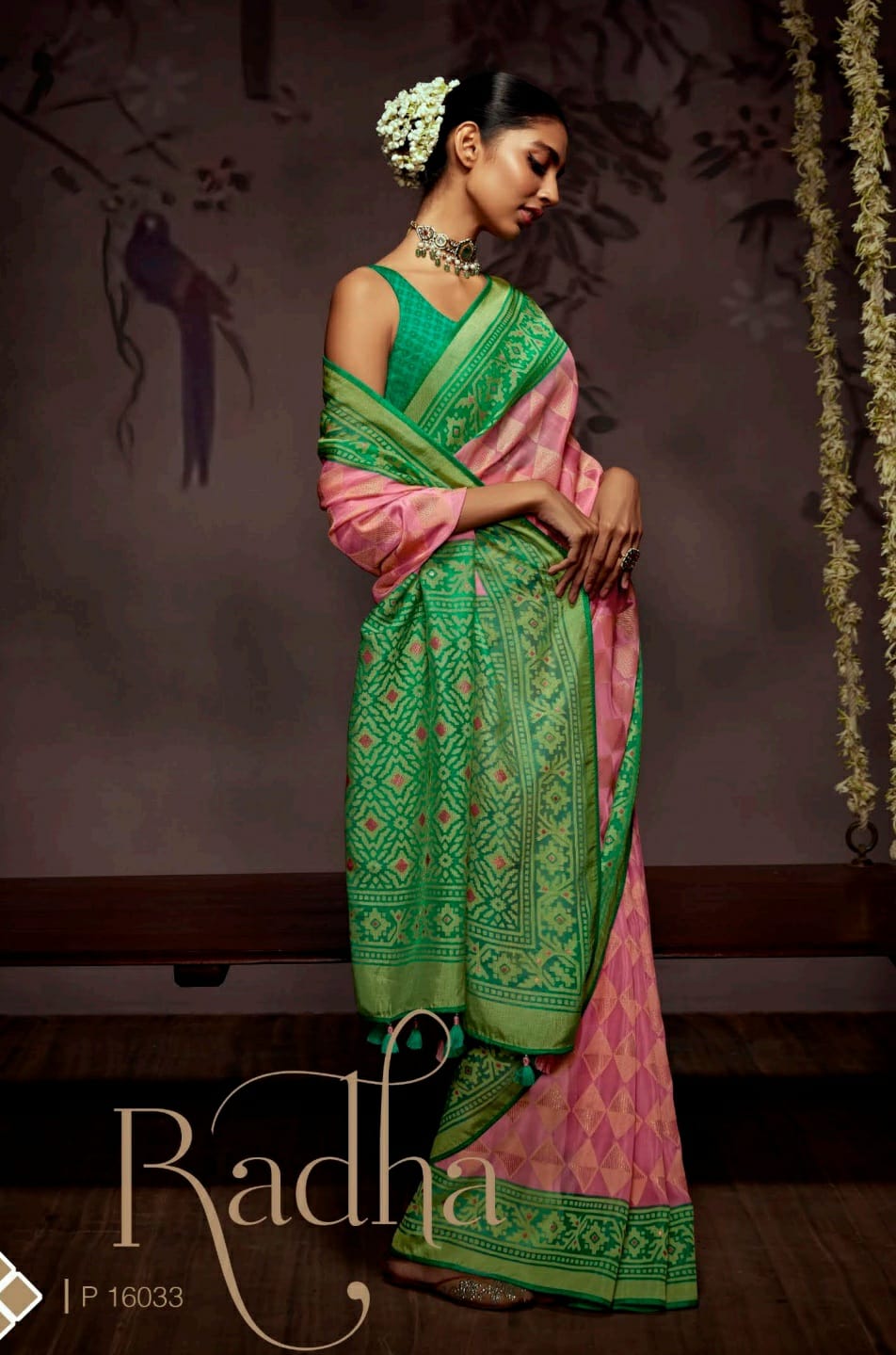 Soft Brasso Organza Silk Sarees With Designer Blouse